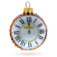 Pocket Watch with White Dial Glass Ornament 3.2 Inches in Multi color Round