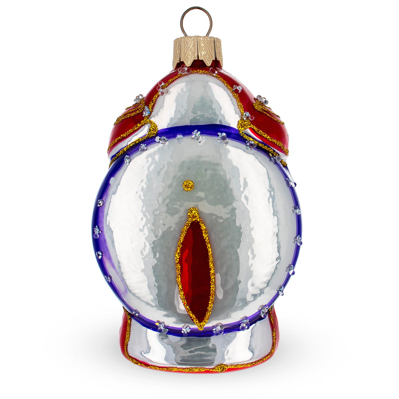 Buy Online Gift Shop Vintage Style Alarm Clock Glass Christmas Ornament