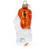 Buy Online Gift Shop Bunny with Carrot Glass Christmas Ornament