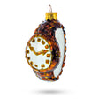 Brown Watch Glass Christmas Ornament in Brown color,  shape