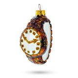 Brown Watch Glass Christmas Ornament in Brown color