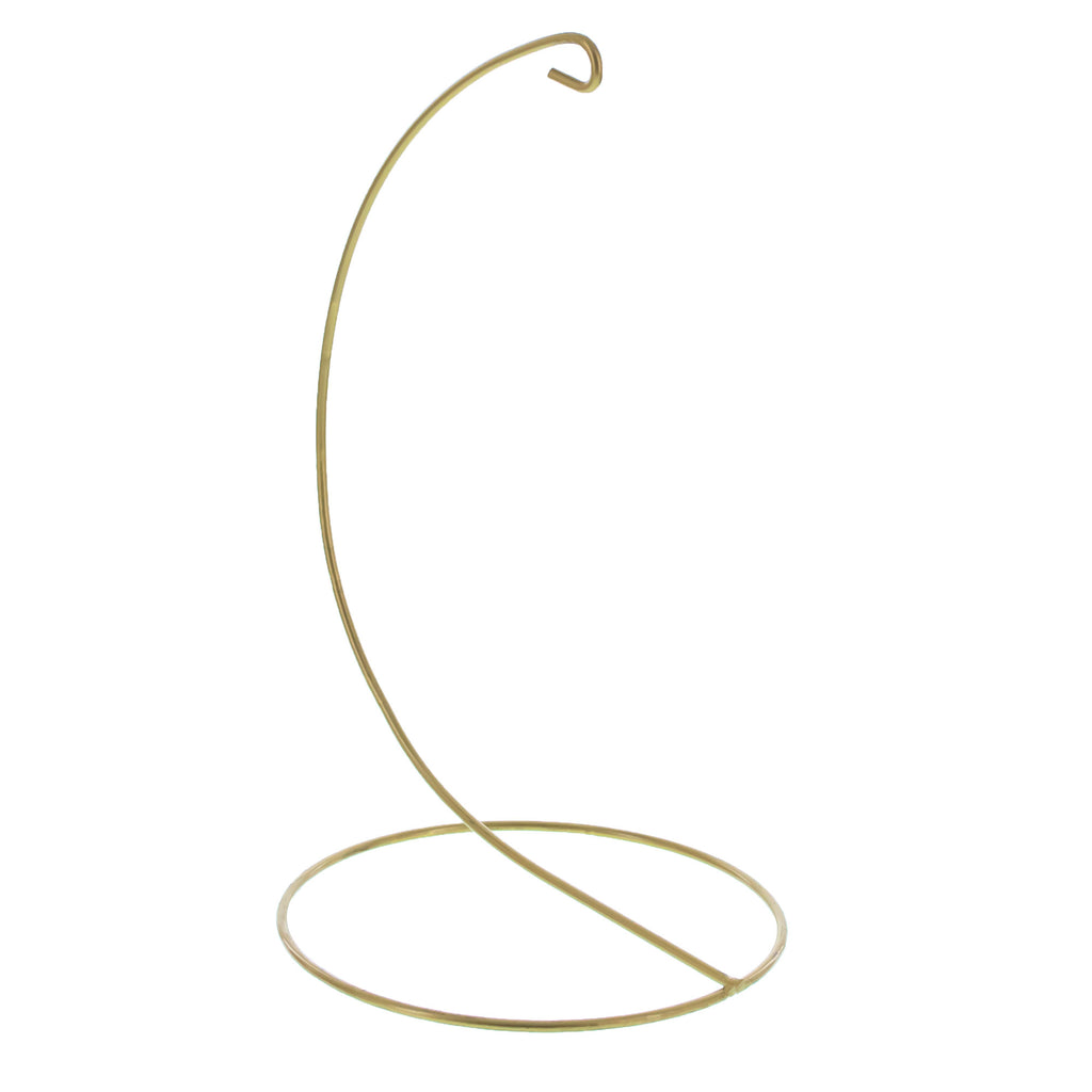 Open Frame Gold Metal Ornament Display Stand 9.2 Inches (Poland)Poland , dimensions in inches: 9.2 x 5.2 x 3