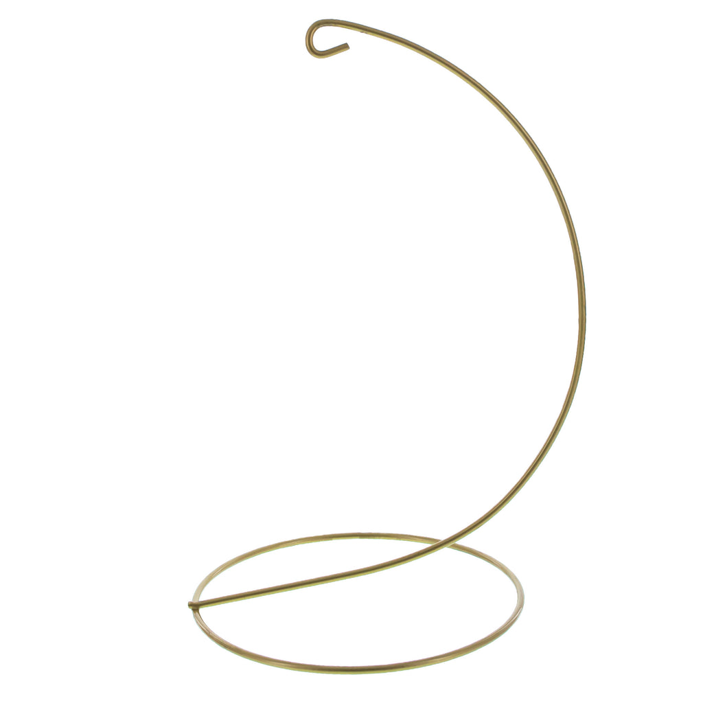 Open Frame Gold Metal Ornament Display Stand 9.2 Inches (Poland) in Gold color