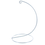 Silver Modern Minimalist Metal Ornament Display Stand 5.9 Inches in Silver color