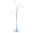 Five Hands Silver Metal Solid Round Base Ornament Display Stand 12.4 Inches in Silver color,  shape