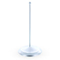Upright Silver Metal Christmas Tree Topper Finial Stand Display Stand 7.2 Inches (Poland) in Silver color