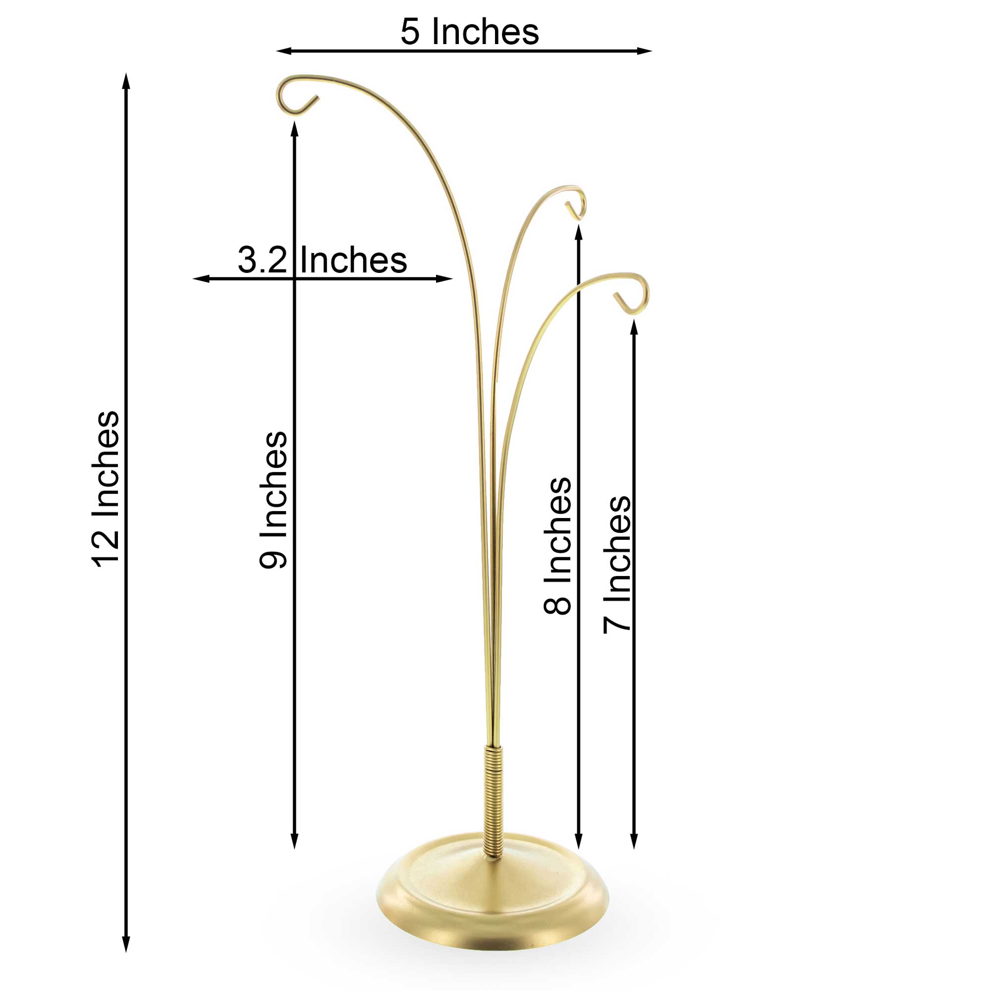 BestPysanky online gift shop sells display hangers holders multiple single metal wire chrome decorative golden silver tabletop decor small large