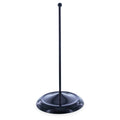 Upright Black Painted Metal Christmas Tree Topper Finial Stand Display Stand 7.2 Inches (Poland) in Black color
