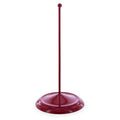 Upright Red Painted Metal Christmas Tree Topper Finial Stand Display Stand 7.2 Inches (Poland) in Red color