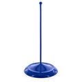 Upright Blue Painted Metal Christmas Tree Topper Finial Stand Display Stand 7.2 Inches (Poland) in Blue color