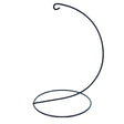 Black Modern Minimalist Metal Ornament Display Stand 5.9 Inches in Black color