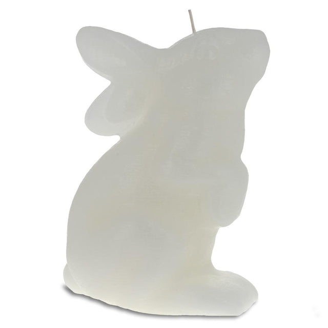 Bunny Shaped Easter Candle 6.5 Inches in White color,  shape