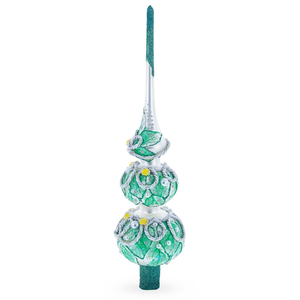 Buy Christmas Ornaments Christmas Tree Toppers Flowers by BestPysanky Online Gift Ship