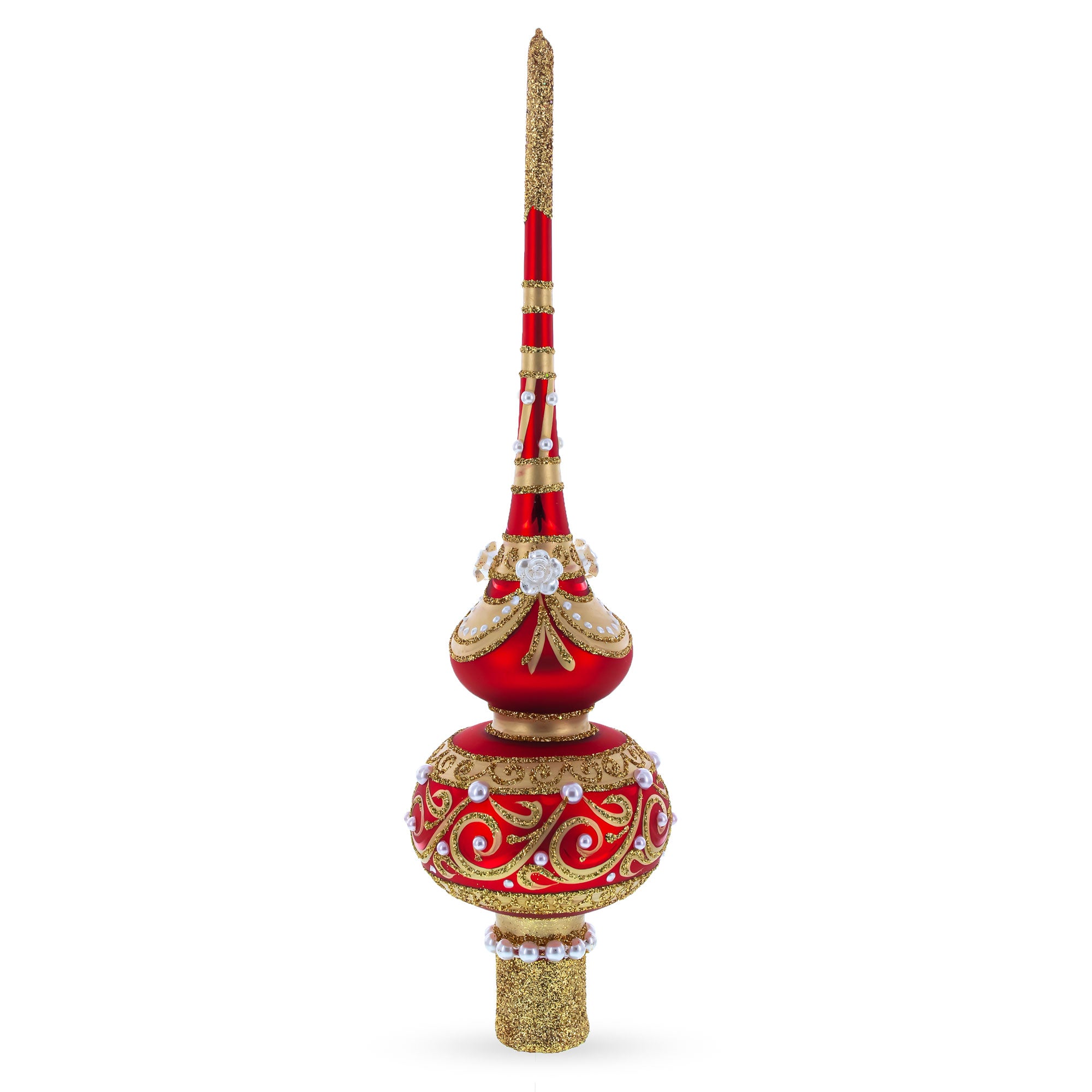 Buy Christmas Ornaments Christmas Tree Toppers Glamour by BestPysanky Online Gift Ship