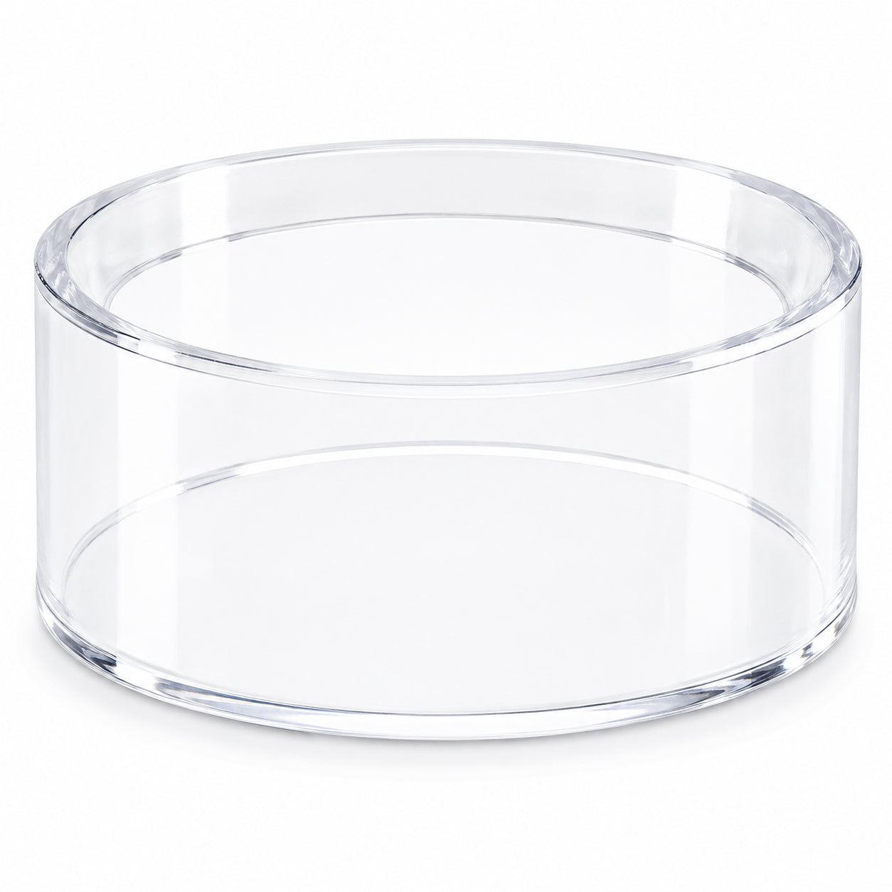 Round Clear Plastic Egg Stand Holder Display 1.78 Inches Diameter in Clear color Round