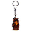 Brown Bear Wooden Key Chains 4 Inches in Multi color,  shape