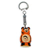 Bear Wooden Key Chains 4 Inches in Multi color,  shape
