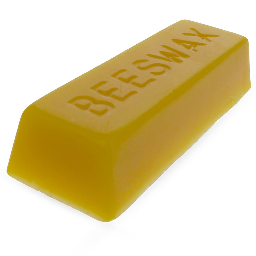 Yellow Triple Filtered Rectangle Beeswax Bar 1 oz in Yellow color Rectangle