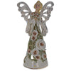Ceramic Guardian Angel Ceramic Figurine 14 Inches in Ivory color
