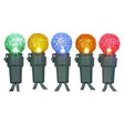 Set of Two 50ct LED Light Ropes with Timers 17 Inches in Multi color,  shape