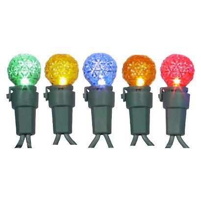Set of Two 50ct LED Light Ropes with Timers 17 Inches in Multi color,  shape