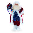 Standing Santa Fabric Figurine 18 Inches in Red color