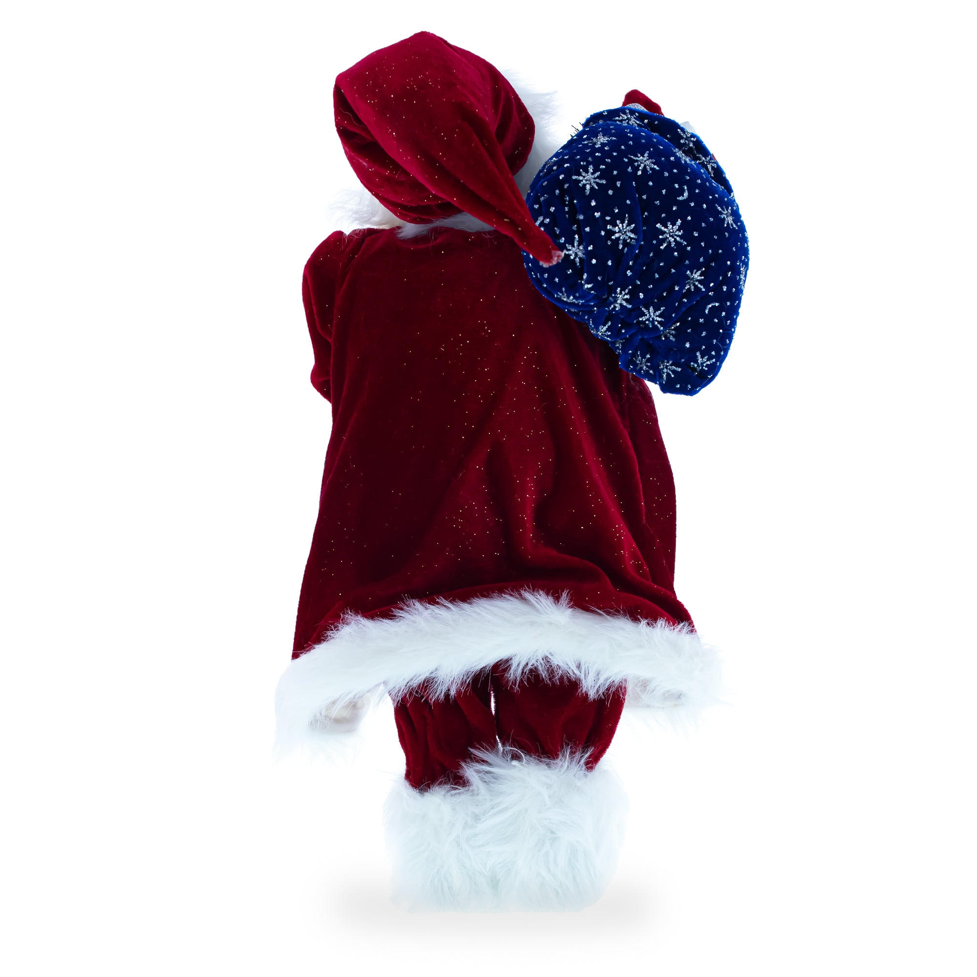 Shop Standing Santa Fabric Figurine 18 Inches. Buy Christmas Decor > Figurines > Santa > Fabric Red
