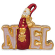 Ceramic Snowman and Noel Letters Figurine 6 Inches Tall x 6.5 Inches Wide in Multi color