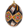 Embroidered Towels Authentic Blown Real Eggshell Ukrainian Easter Egg Pysanka Ornament in Red color Oval