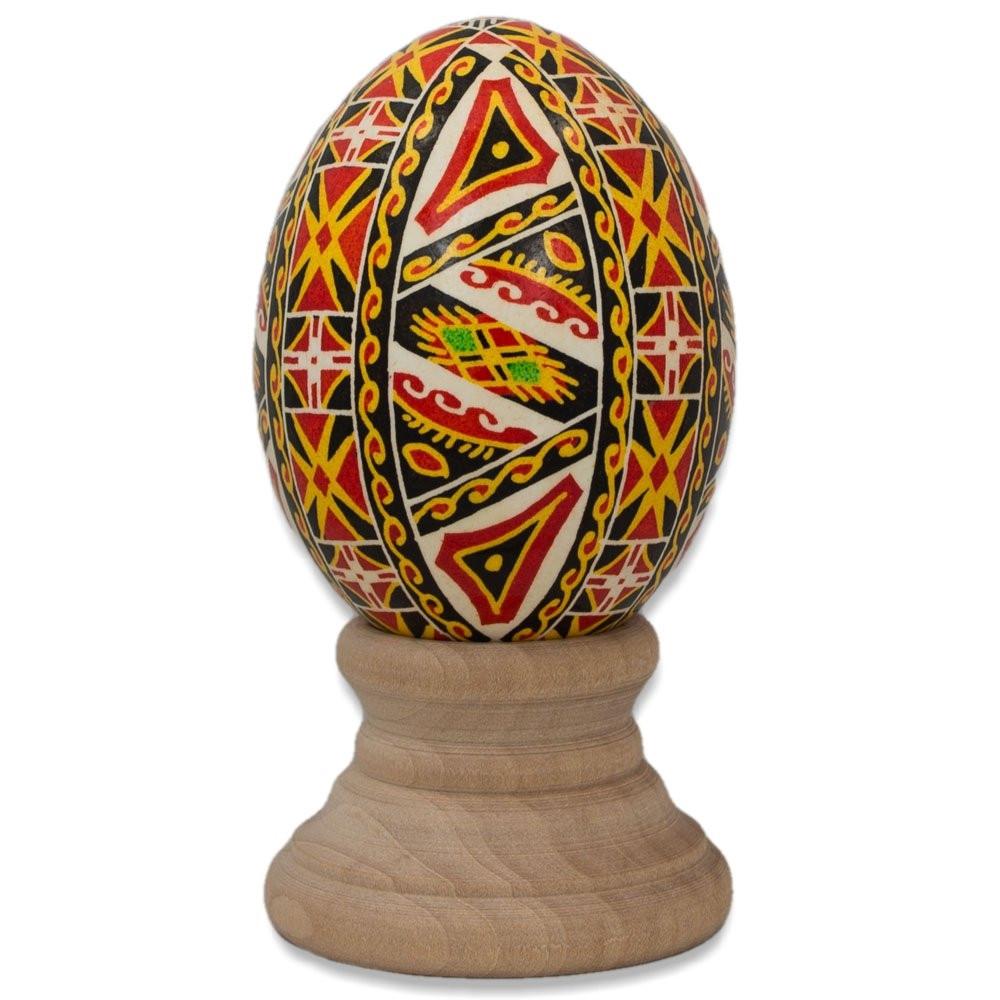 Ukrainisches Ostereier-Dekorationsset mit 0,6 mm extra dicker Kupferspitze, Bienenwachs, 5 Farbstoffen und Anleitung
