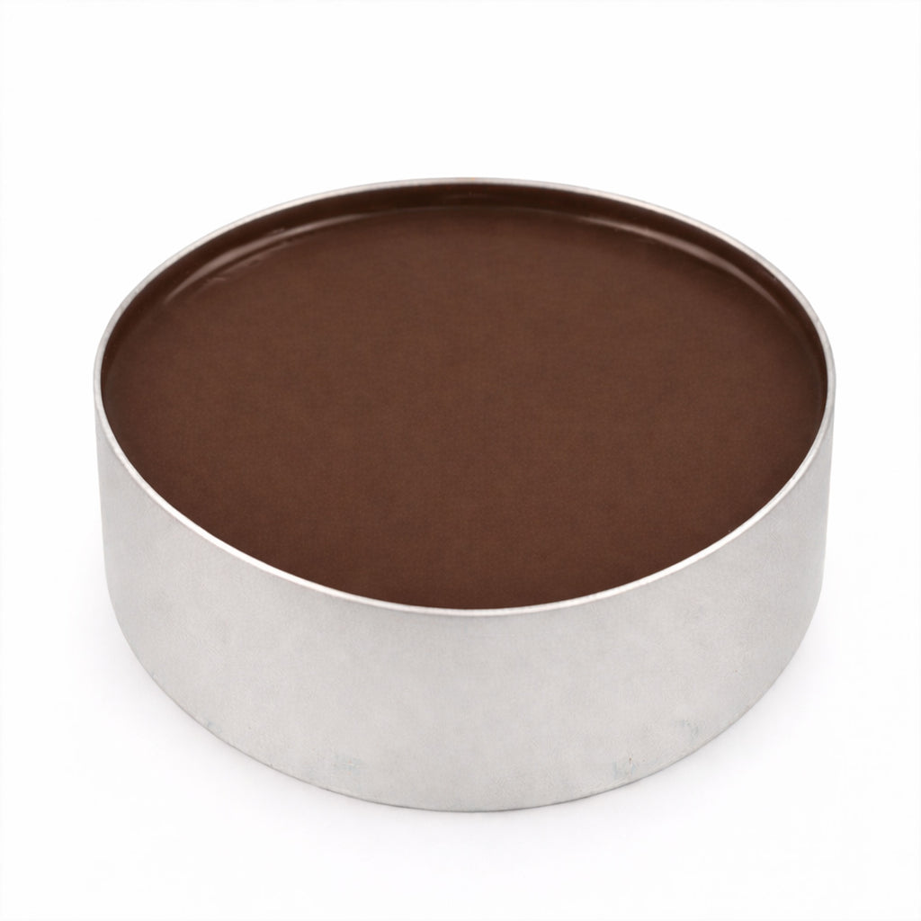 Brown Embossing Wax for Drop Pull Egg Decorating 0.35 oz (10 Grams) in Yellow color Circle