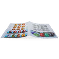Egg Decorating Instruction and Templates in Multi color Rectangular