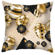 Gold Eggs Easter Throw Cushion Pillow Cover in Multi color Square