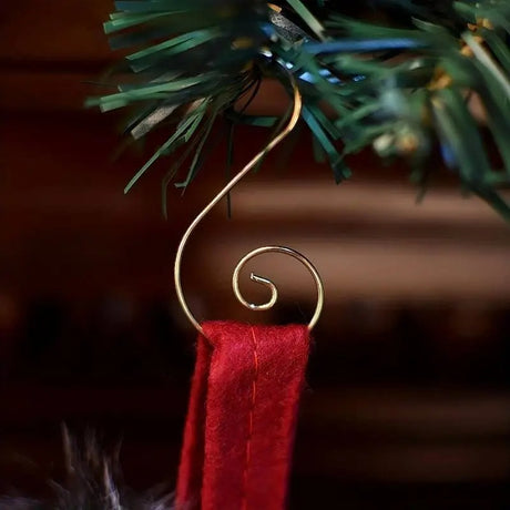 Set of 20 Silver Metal Wire Spiral Christmas Ornaments Hooks Hangers S-Shaped 1.96 Inches , dimensions in inches: 1.96 x 0.9 x 0.04