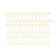 Set of 60 Gold Metal Wire Christmas Ornaments Hooks Hangers 1.16 Inches in Gold color
