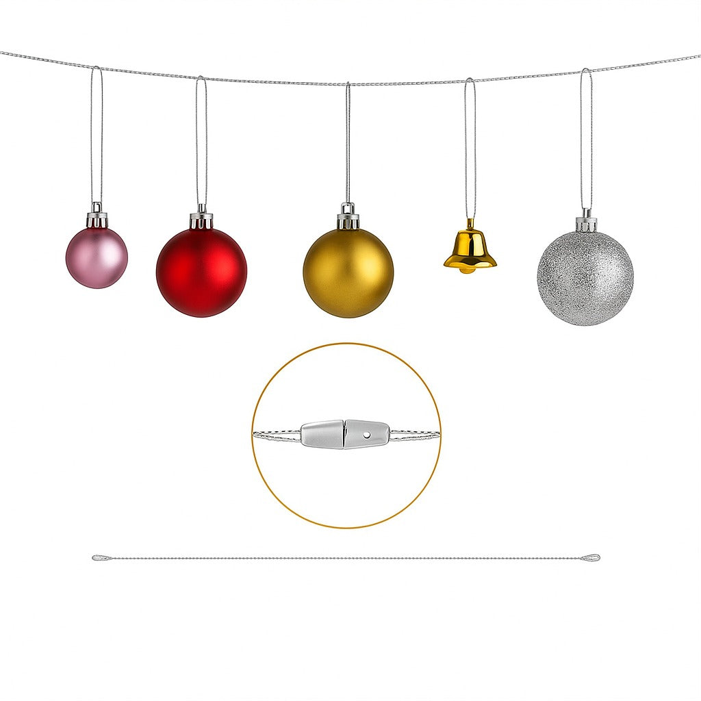 BestPysanky online gift shop sells ornament hanging strings metallic loops holiday decoration hooks Christmas tree tags gift tags DIY crafts gold silver red green string connectors festive ornament holders
