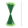 Set of 100 Green Christmas Ornaments Cords Strings Hangers 7.9 Inches in Green color