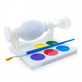 Shop Kids Mini Plastic Craft Lathe with Brush for Decorating Eggs. Buy Egg Decorating Tools & Accessories Lathe White   for Sale by Online Gift Shop BestPysanky craft lathe mini egg miniature lathe tool rotating