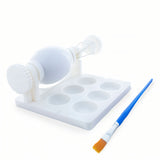 Kids Mini Plastic Craft Lathe with Brush for Decorating Eggs