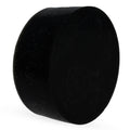 Black Triple Filtered Circle Beeswax 0.8 oz in Black color Round