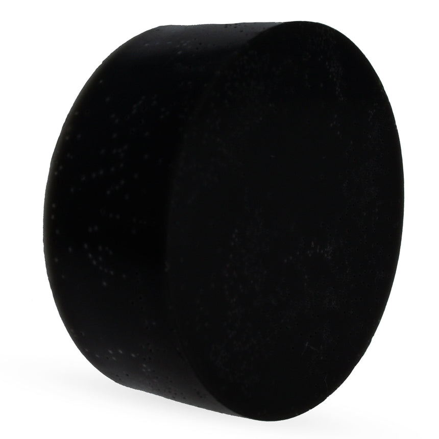 Black Triple Filtered Circle Beeswax 0.8 oz in Black color Round