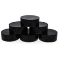 Set of 6 Triple Filtered Black Circle Beeswaxes 4.8 oz in Black color Round