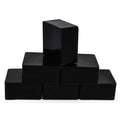 Set of 6 Black Pure Filtered Square Beeswaxes 2.4 oz in Black color Square