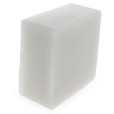 White Pure Filtered Square Beeswax 0.4 oz in Clear color Square
