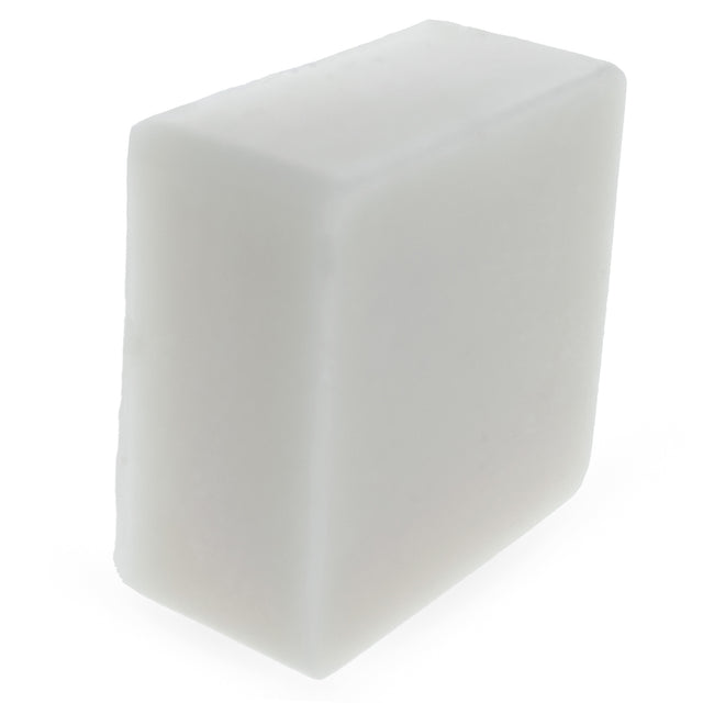 White Pure Filtered Square Beeswax 0.4 oz in Clear color Square