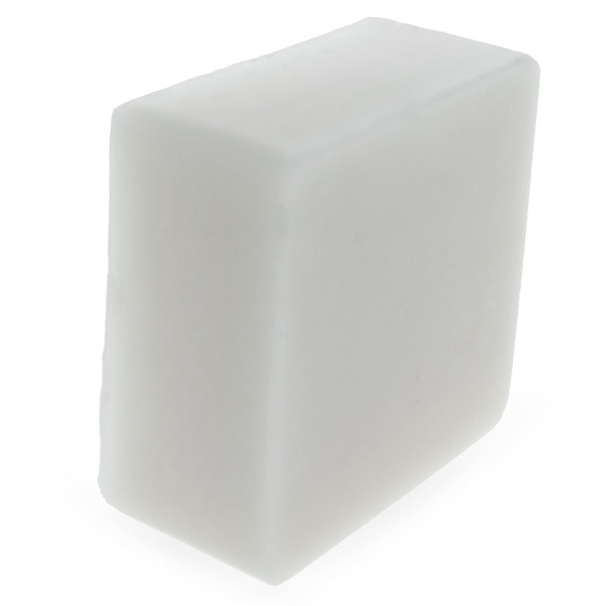 White Pure Filtered Square Beeswax 0.4 oz in Clear color Square