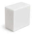 White Pure Filtered Square Beeswax 0.4 oz in Clear color Square