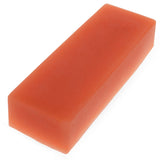 Bees Wax Orange Pure Filtered Rectangle Beeswax Bar 1 oz in Orange color Rectangle