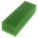 Green Pure Filtered Rectangle Beeswax Bar 1 oz in Green color, Rectangle shape