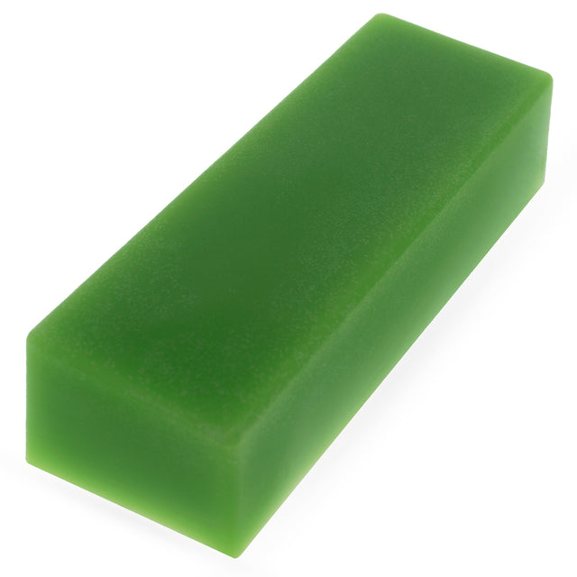 Bees Wax Green Pure Filtered Rectangle Beeswax Bar 1 oz in Green color Rectangle